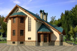 Проекты домов из газобетона 8x11 под ключ в Москве и Подмосковье