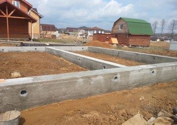 Строительство ленточного фундамента на глинистой почве в Москве