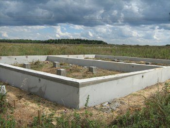 Строительство столбчато-ленточного фундамента в Москве