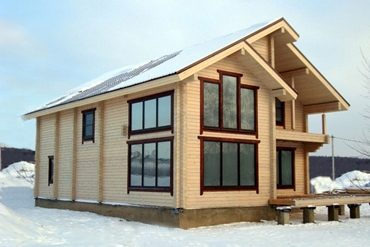 Проекты домов из клееного бруса под ключ в Москве